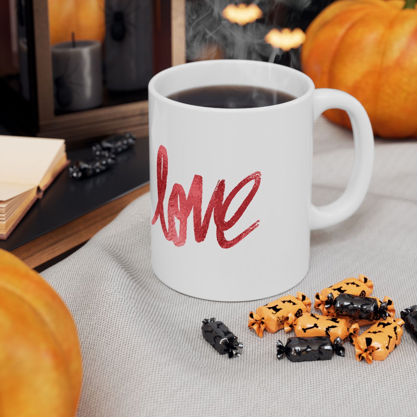 Love Ceramic Mug — 'love' Heart Design (11oz, 15oz)